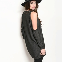 Cut To Perfection Sweater Tunic - Thumbnail 1