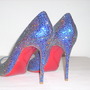 CHRISTIAN LOUBOUTIN "Sexy Strass" Swarovski Crystal Peep Toe Stiletto Pump-1