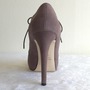 BARNEYS NY Mauve Italian Suede Lace-Up Platform Bootie-2