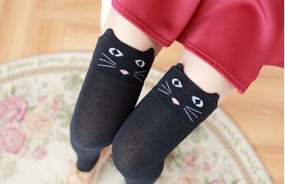 Cute Cat Knee High Socks