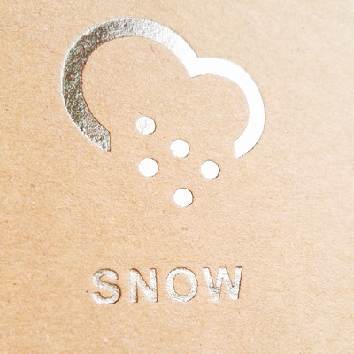 Snow mini note pad