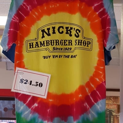 Rainbow tie dyed short sleeve t-shirt