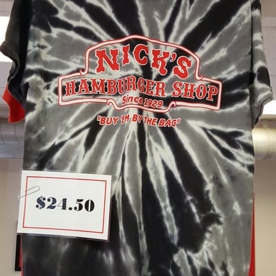 Black tie dyed short sleeve t-shirt