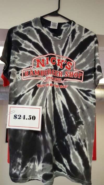 Black tie dyed short sleeve t-shirt