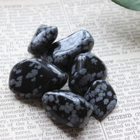 Tumbled Snowflake Obsidian  - Thumbnail 1