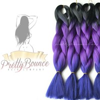 Three-tone Ombre Braiding Hair - Thumbnail 1