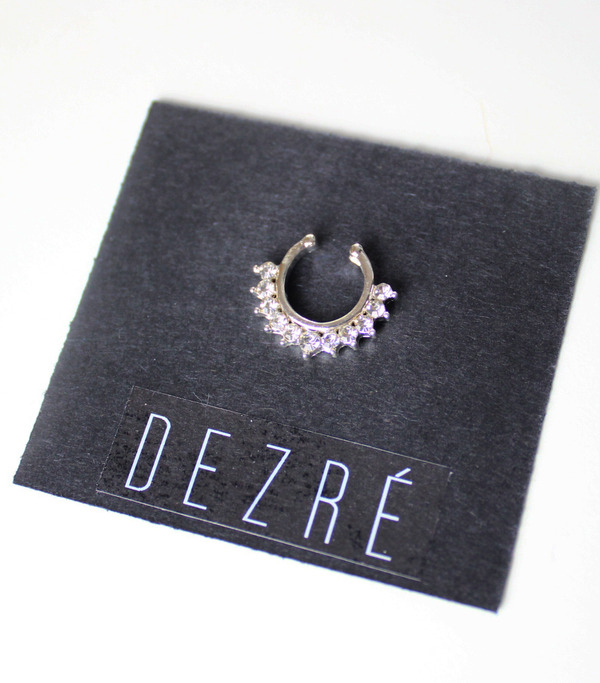 Madison Faux Septum Ring (Silver)