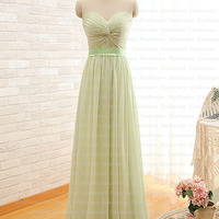 long prom dress, chiffon bridesmaid dress, popular prom dress,sweet heart prom dress,dresses for prom,cheap prom dress,simple prom dress, PD15159 - Thumbnail 1