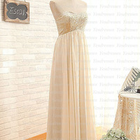 long bridesmaid dress, open back bridesmaid dress, sequin bridesmaid dress, chiffon bridesmaid dress, affordable bridesmaid dress, PD15494 - Thumbnail 2