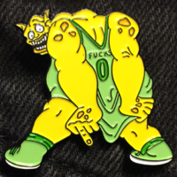 Zero Fucks Enamel Pin SW019 - Thumbnail 1