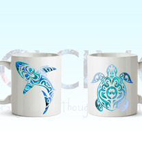 Coffee Mug Tribal Marine Adult Humor Ceramic Cup