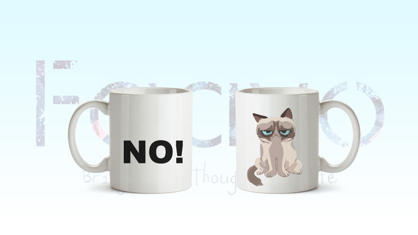 Coffee Mug Grumpy Cat Adult Humor Ceramic Cup