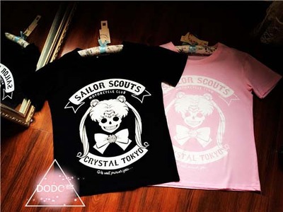 Lovely Harajuku Sailor Moon Short Sleeve T-shirt