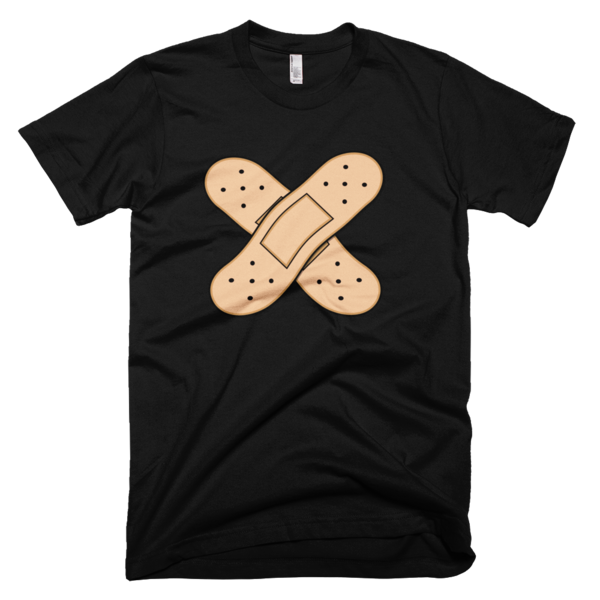 X Bandage T-Shirt - Black