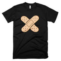 X Bandage T-Shirt - Black