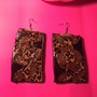 African Leather Earrings-1