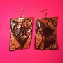 African Leather Earrings-1