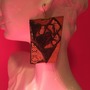 African Leather Earrings-2