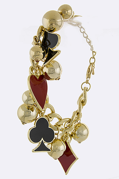 POKER CHARM BRACELET
