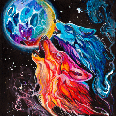Space howl - print