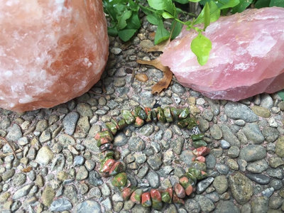 Unakite Stretch Bracelet