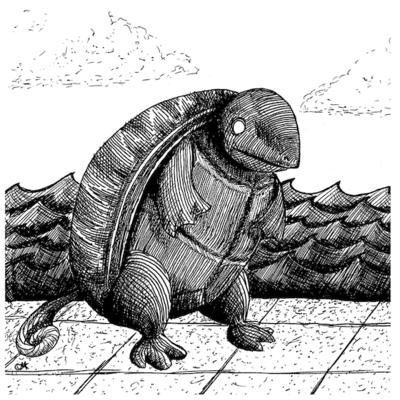 Squirtle -- gorey pokemon prints