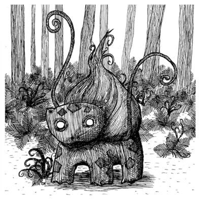 Bulbasaur -- gorey pokemon prints