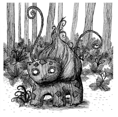 Bulbasaur -- Gorey Pokemon Prints