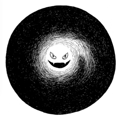 Gastly -- Gorey Pokemon Prints