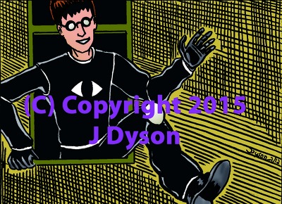 Mr. Peepers "Comes Inside" Mailable Postcard