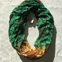 BINDYA Ombre Floral Lace Print Infinity Scarf - Thumbnail 1