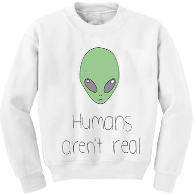 Humans aren't real sweater - Thumbnail 5