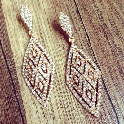 Gatsby deco earrings