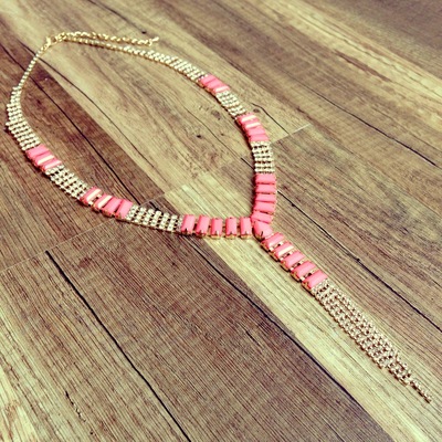 Jordan- dangle statement necklace