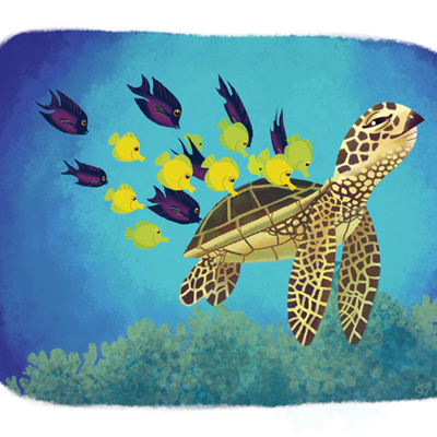 Happiest guy in the sea print