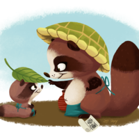 Tanuki in Training Print - Thumbnail 1