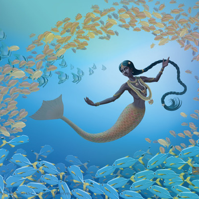 Kadal kanni (11" x 8.5" print) - Thumbnail 2