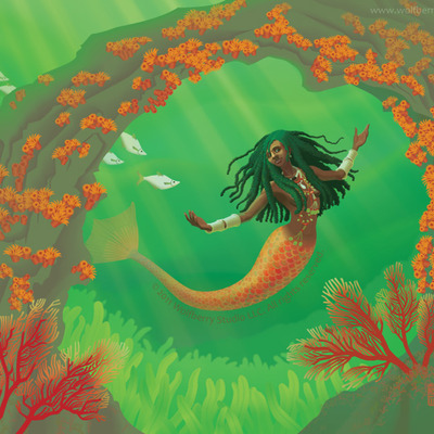 Jengu print (11" x 8.5" print) - Thumbnail 1