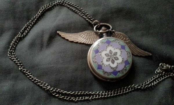 Steampunk Vintage Crystal Pocket Watch