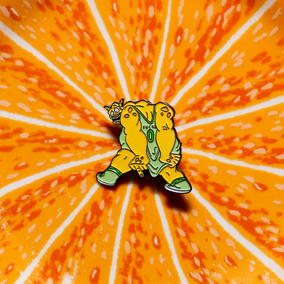 Zero fucks enamel pin sw019