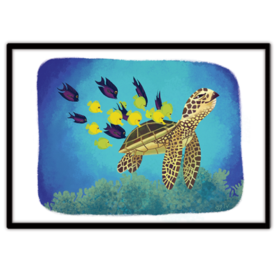 Happiest Guy in the Sea Print