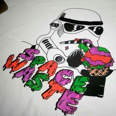 Space waste t shirt