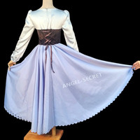 P245 COSPLAY kiss the girl Ariel Princess little mermaid women costume with bow - Thumbnail 2