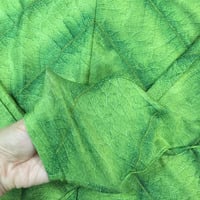 P456 Green Tinkerbell flannel leaf print dress Costume custom made women adult - Thumbnail 4