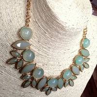 Yesenia- Mint Grecian Necklace - Thumbnail 1