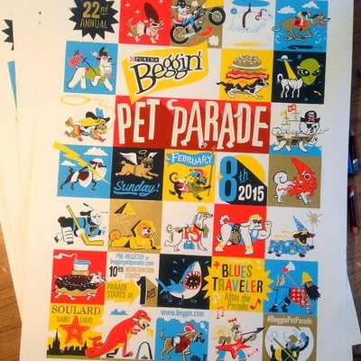 2015 pet parade print