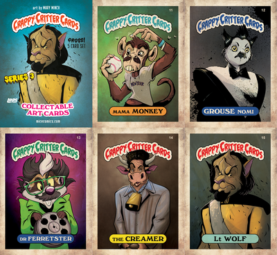 Crappy Critter Trading Cards - Series 3 Set