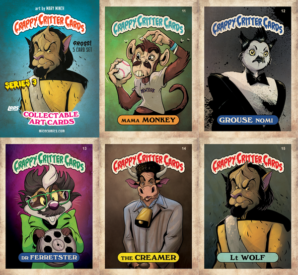 Crappy Critter Trading Cards - Series 3 Set