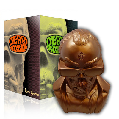 Dead kozik bust - bronze edition - by kevin gosselin