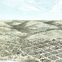 Nebraska City, Nebraska in 1868 - Bird's Eye View Map, Aerial, Panorama, Vintage map, Antique map, Giclée, Fine Art, Wall Art, History - Thumbnail 3